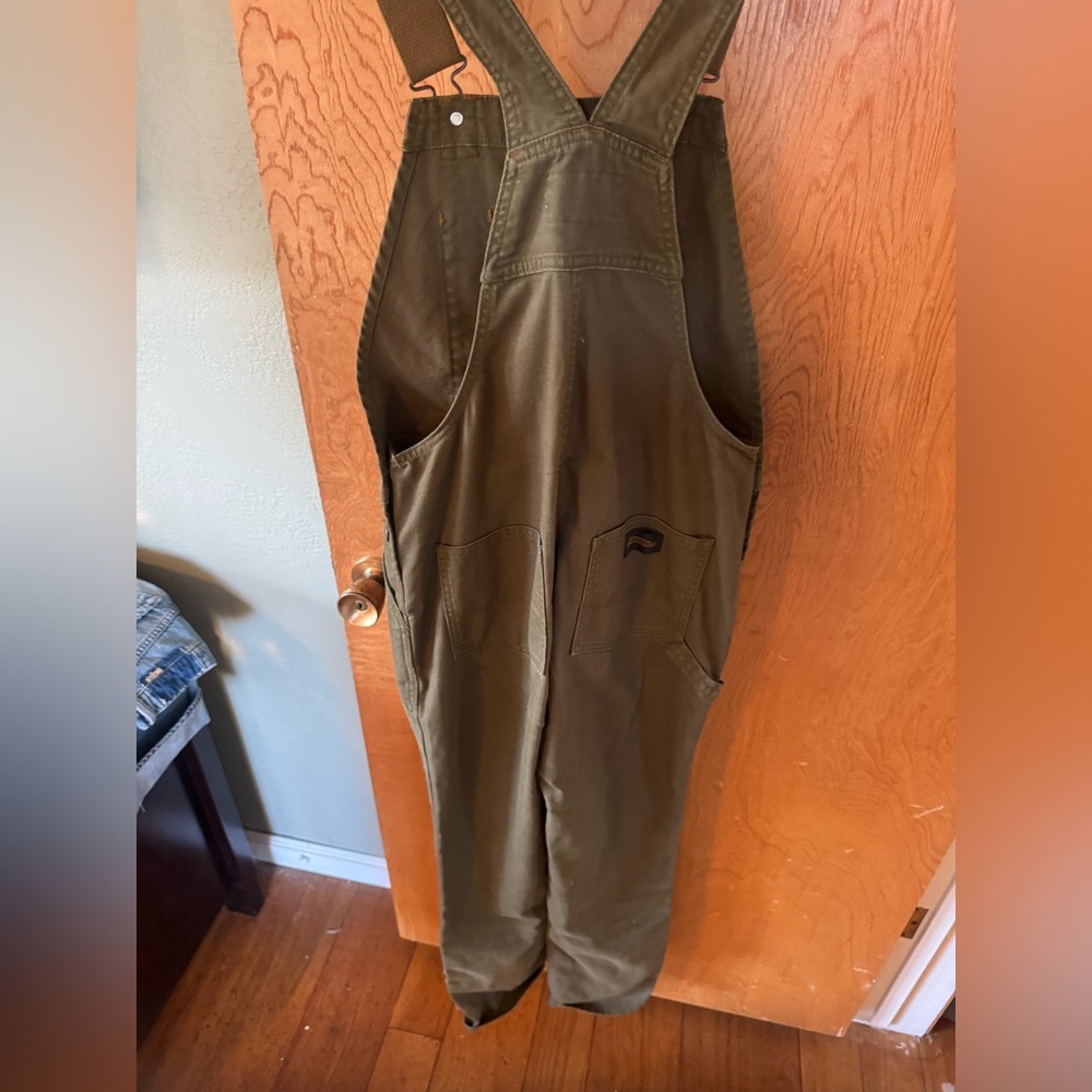 REI Co-Op Trailsmith Workwear Olive Green Overalls - Picture 8 of 11